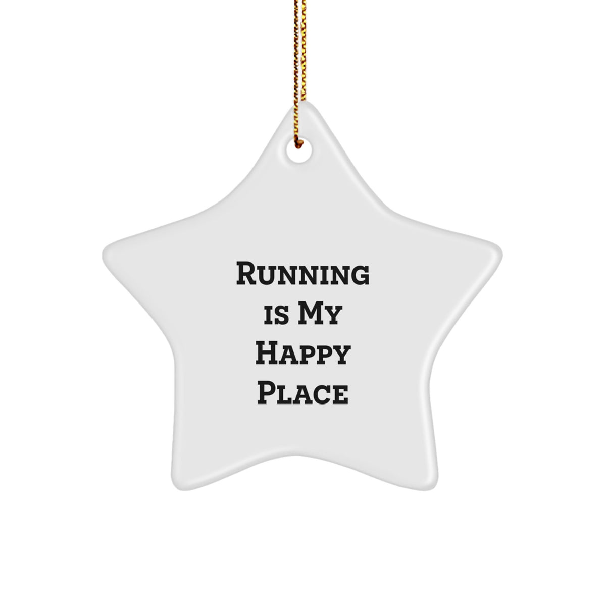 Running Keepsake Christmas Ornament for Him Gift - Image 1