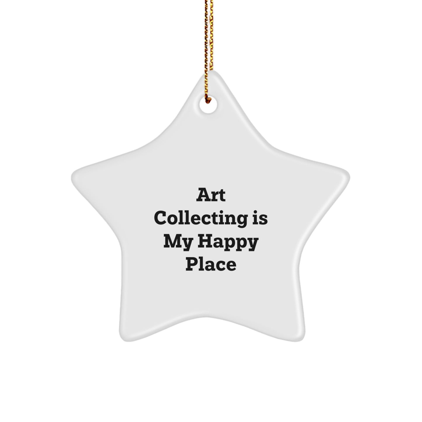 Funny Art Collecting Gifts from Women for Art Collecting Lovers, Star Ornament, Christmas Unique Gifts - Image 1
