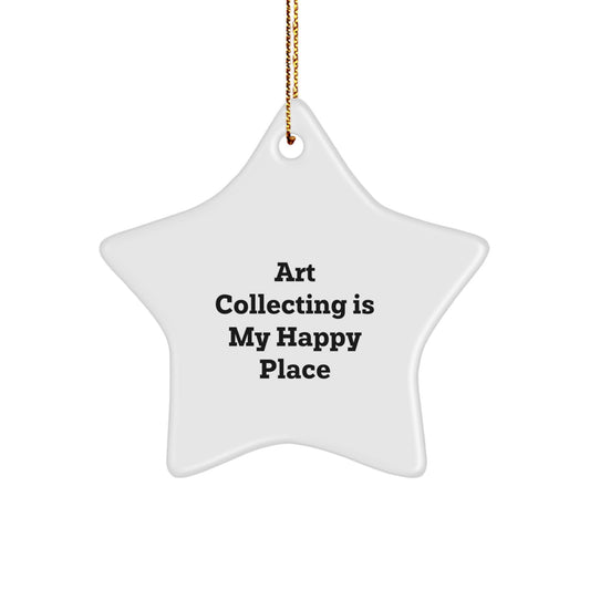Funny Art Collecting Gifts from Women for Art Collecting Lovers, Star Ornament, Christmas Unique Gifts - Image 1