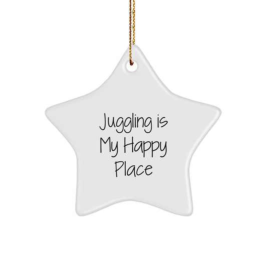 Juggling Star Ornament Keepsake for Him Christmas Tree Special Gift - Image 1
