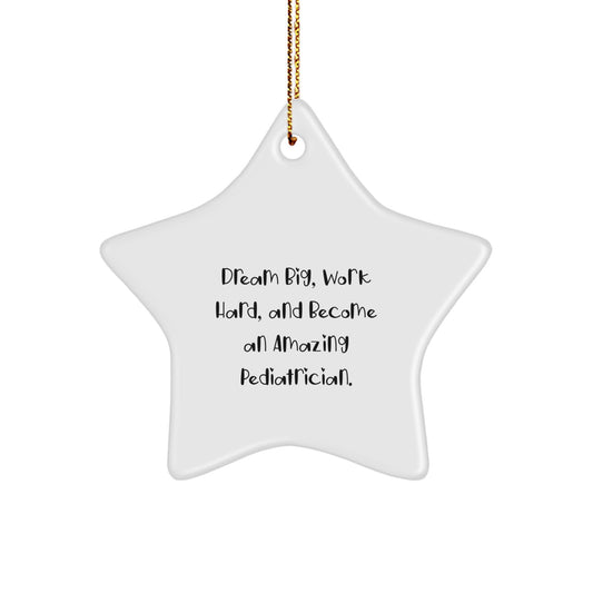 Pediatrician Star Ornament Gifts from Friends and Family, Inspirational Christmas Unique Gifts - Image 1