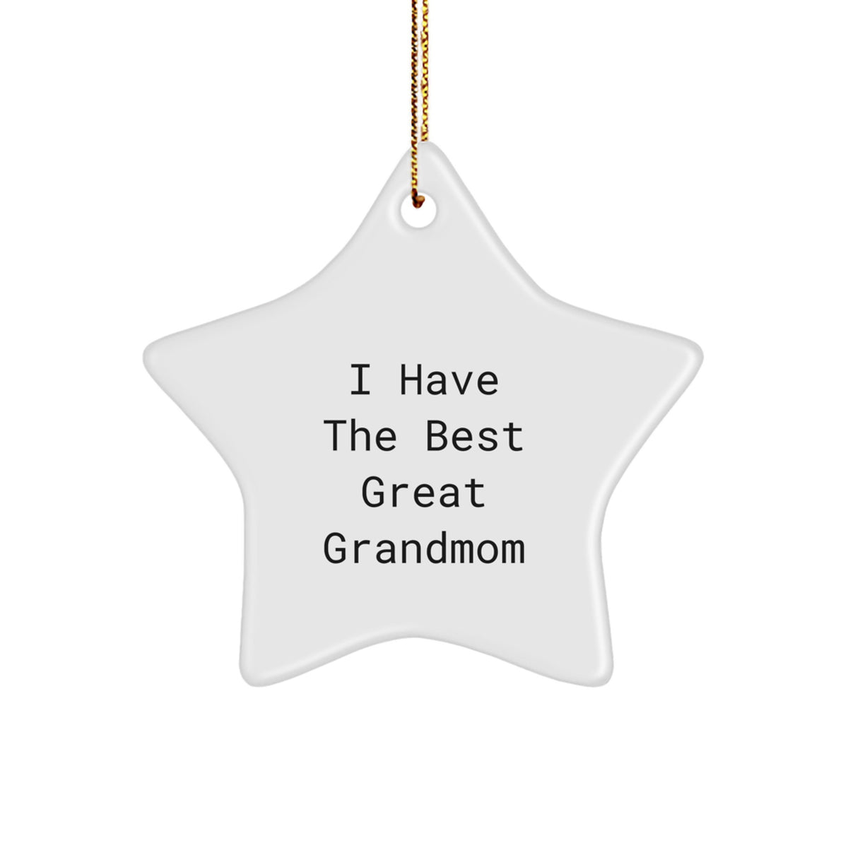 Christmas Gift for Her Grandmom Star Ornament Present - Image 1