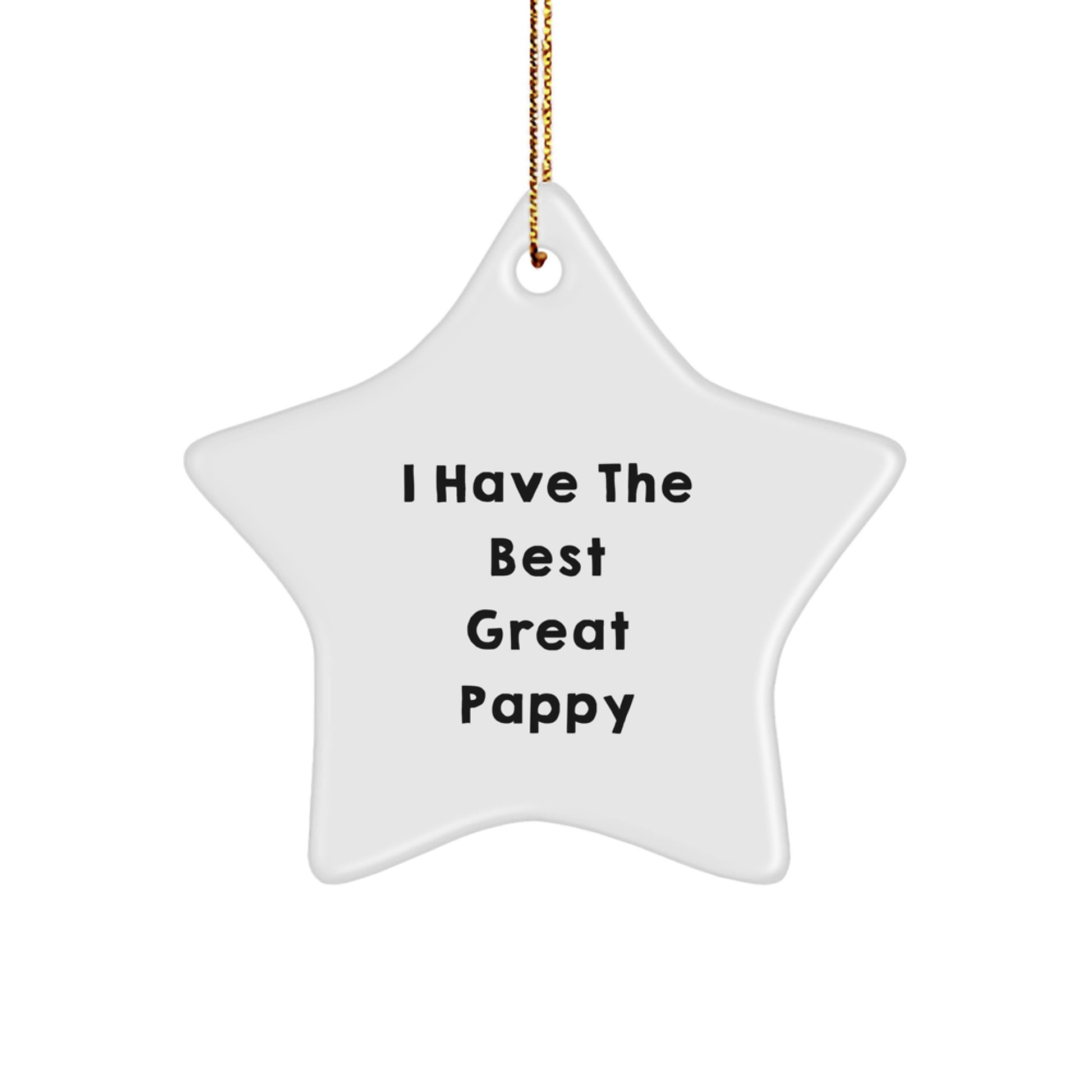 Pappy Star Ornament Treasure for Family Bright Holiday Christmas Gift - Image 1