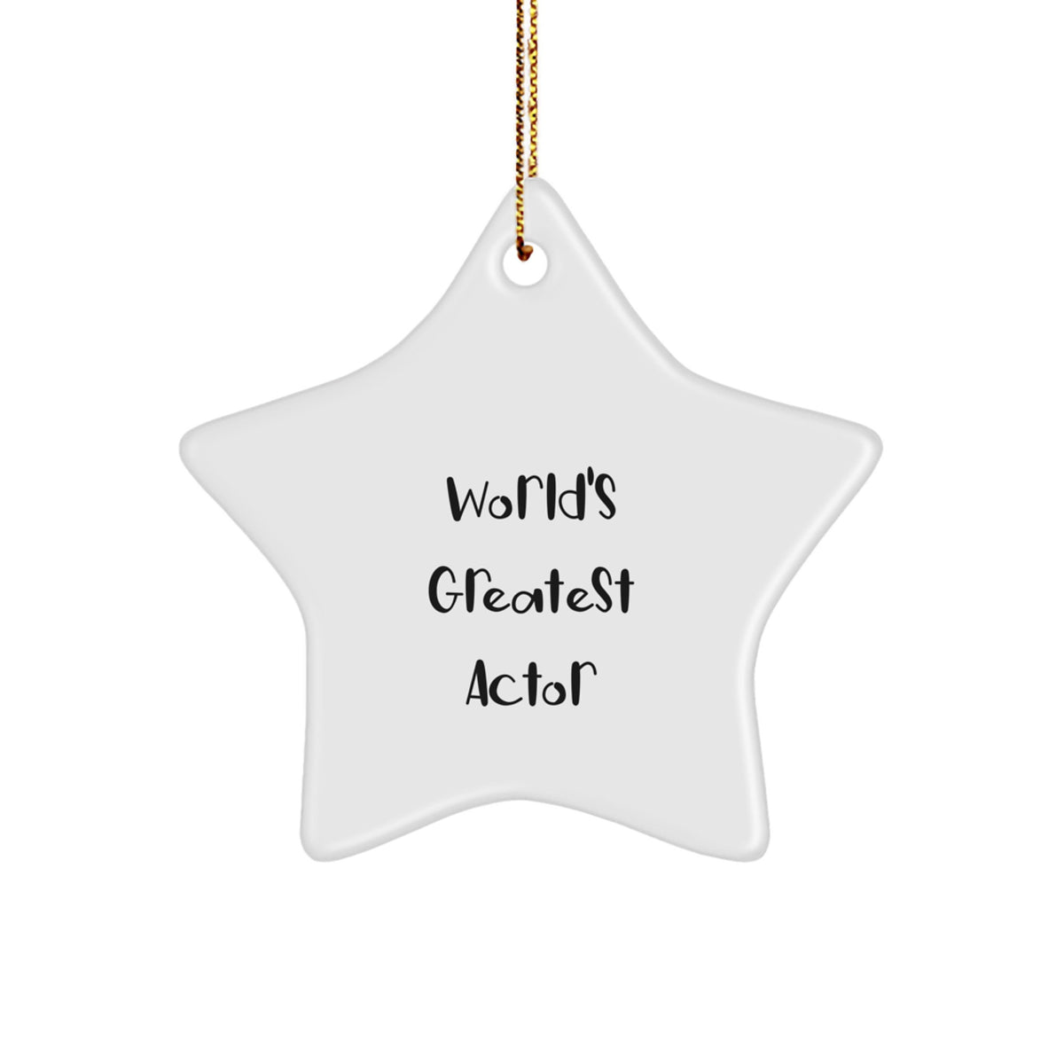 Actor Keepsake Christmas Ornament for Him Gift - Image 1