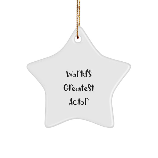 Actor Keepsake Christmas Ornament for Him Gift - Image 1