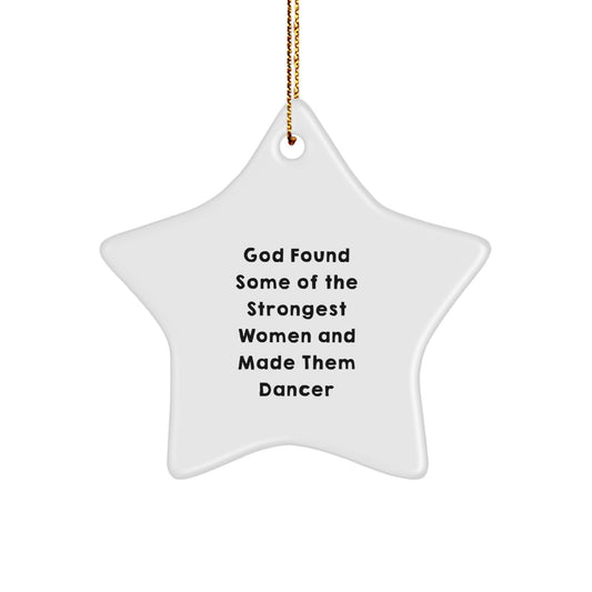 For Him Dancer Star Ornament Keepsake Christmas Unique Gift Bright Glow - Image 1