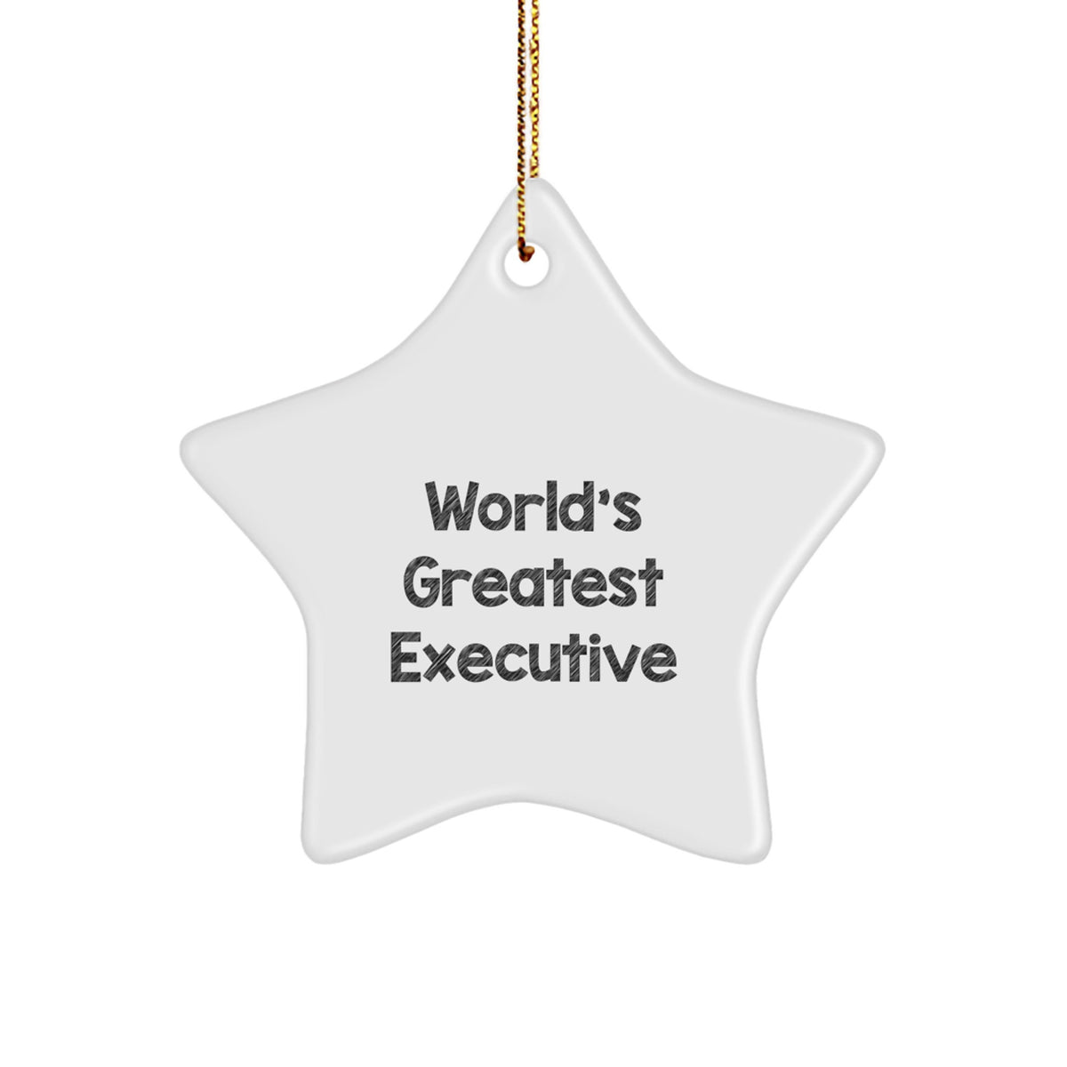 Executive Christmas Ornament Gift - 'World's Greatest' Keepsake for Kids - Image 1