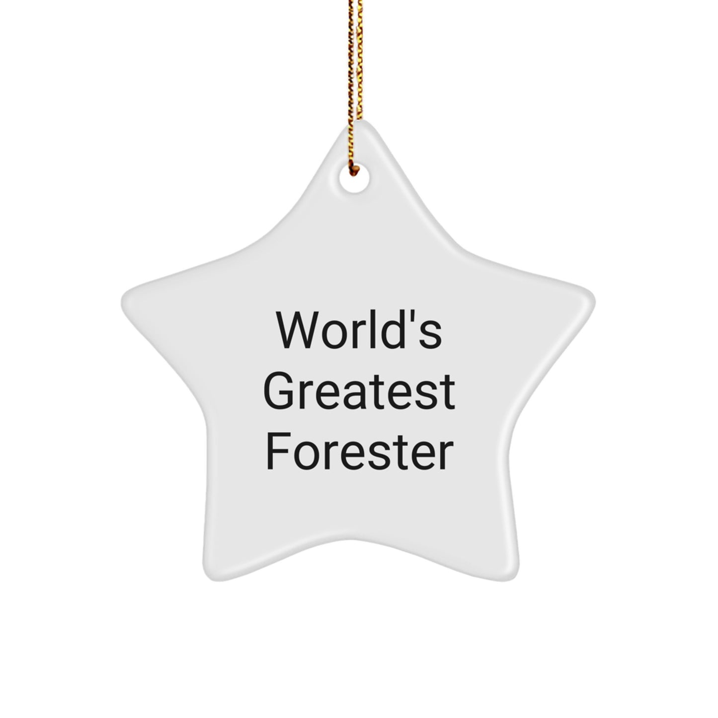 Christmas Gift for Roommates Forester Star Ornament Collectible - Image 1