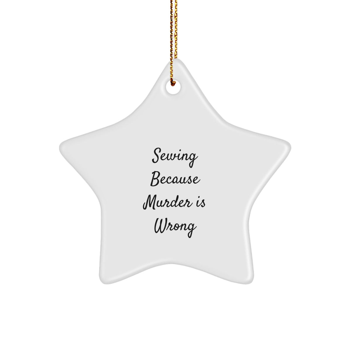 Joyful Surprise Favorite for Happy Kids Sewing Star Christmas Ornament Gift - Image 1