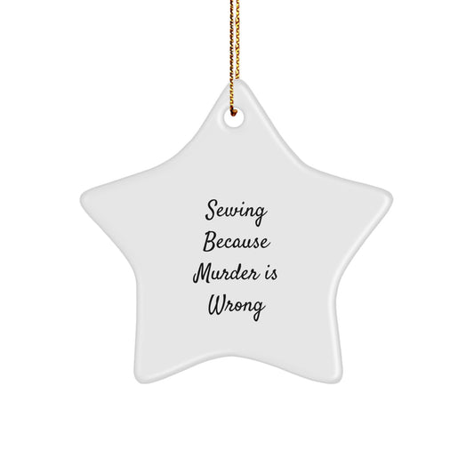 Joyful Surprise Favorite for Happy Kids Sewing Star Christmas Ornament Gift - Image 1